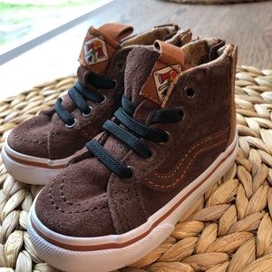 Like new kids vans high tops shoes!